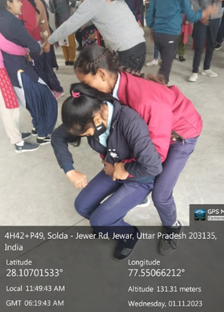 A Three-Day Self-Defense Training by SPEFL-SC at Government ITI Jewar self defense