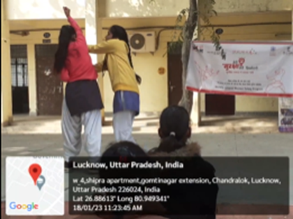 self defense training at Government ITI Aliganj, Lucknow day2 image 1.1